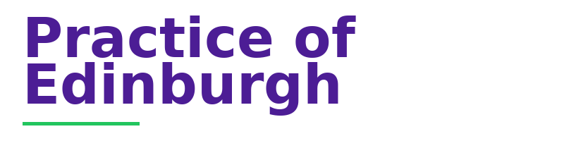 Practice of Edinburgh logo